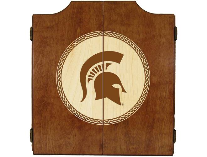 Wave7 NCAA Licensed Medallion Series Dart Cabinets