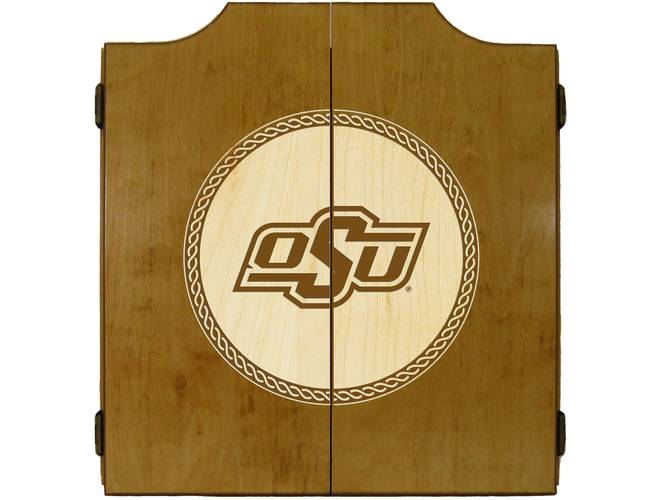 Wave7 NCAA Licensed Medallion Series Dart Cabinets