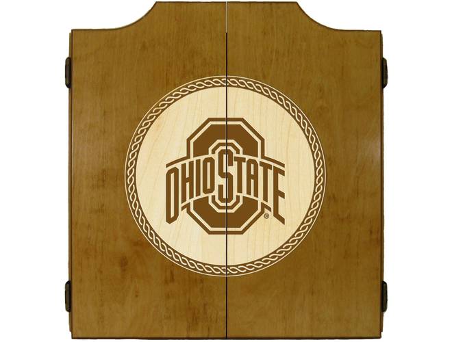 Wave7 NCAA Licensed Medallion Series Dart Cabinets