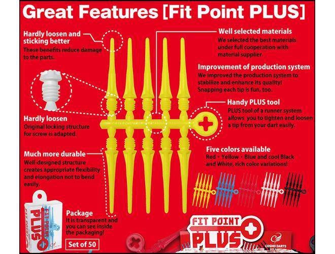 Cosmo Darts Fit Point Plus Soft Tips