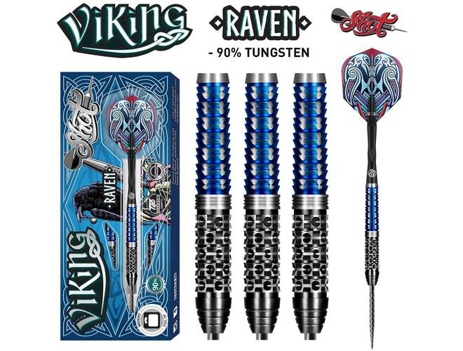 Shot! Viking Raven Steel Tip Dart Set