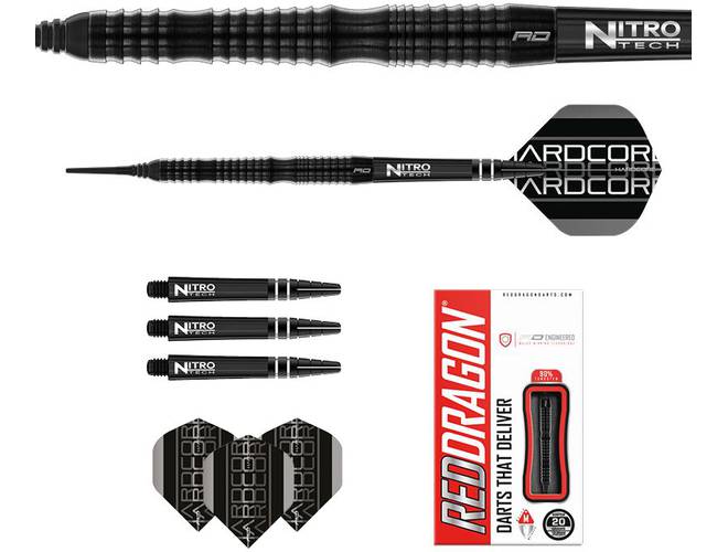 Freccette Red Dragon Razor Edge 23g Tungsteno - Set Completo Con Aste E Voli - Foto 3