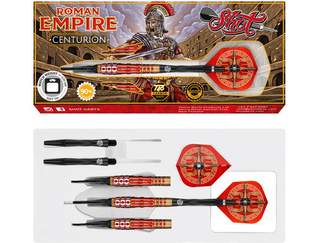 Shot! Roman Empire Centurion Soft Tip Darts