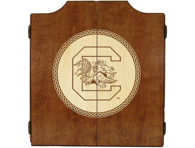 Wave7 NCAA Licensed Medallion Series Dart Cabinets
