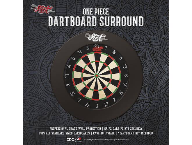 Shot! 1 piece Dartboard Surround