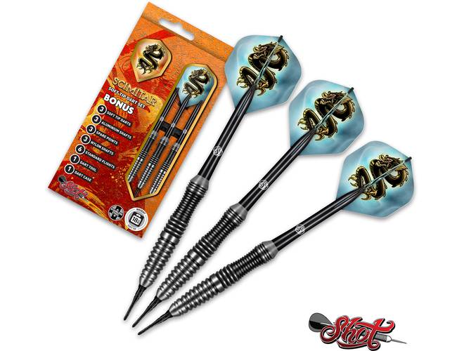 Shot! Scimitar Soft Tip Dart Set