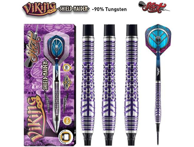 Shot! Viking Shield-Maiden Soft Tip Dart Set