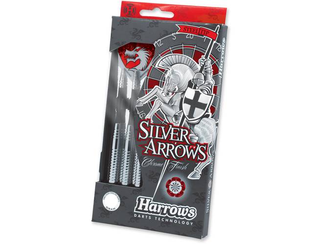 Harrows Silver Arrow Steel Tip Dart Set