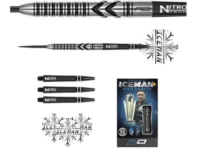 Red Dragon  Gerwyn Price Thunderbolt Steel Tip Dart Set