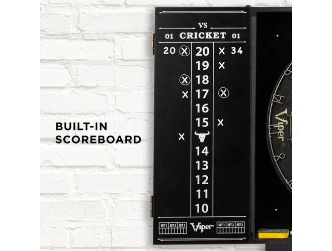 Viper Steadfast Dart Backboard with Shot King Sisal Board