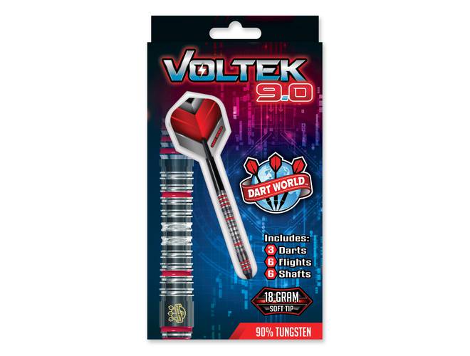 Dart World Voltek 9.0 Soft Tip Dart Set