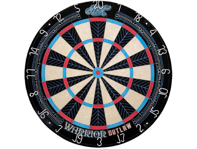 Shot! Warrior Outlaw Bristle Dartboard