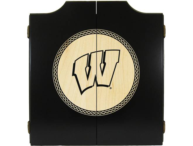 Wave7 NCAA Licensed Medallion Series Dart Cabinets