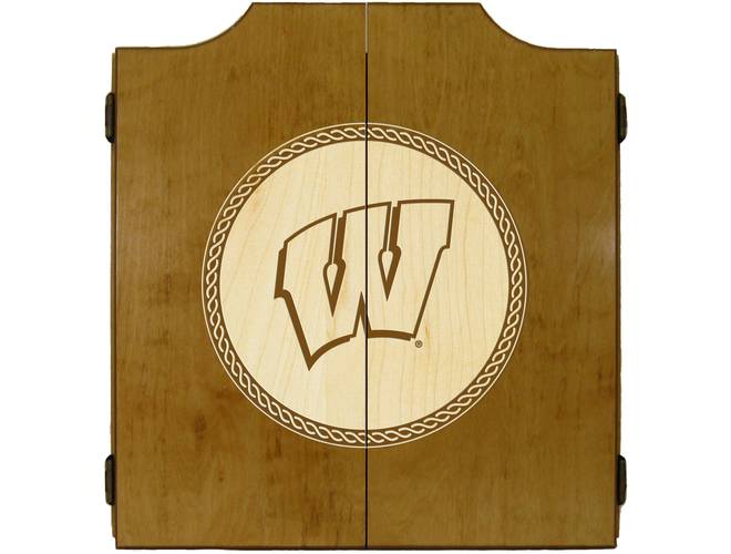 Wave7 NCAA Licensed Medallion Series Dart Cabinets