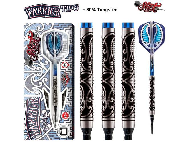 Shot! Warrior Tipu Soft Tip Dart Set